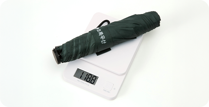 초록우산 119g 경량 우양산 사진 1